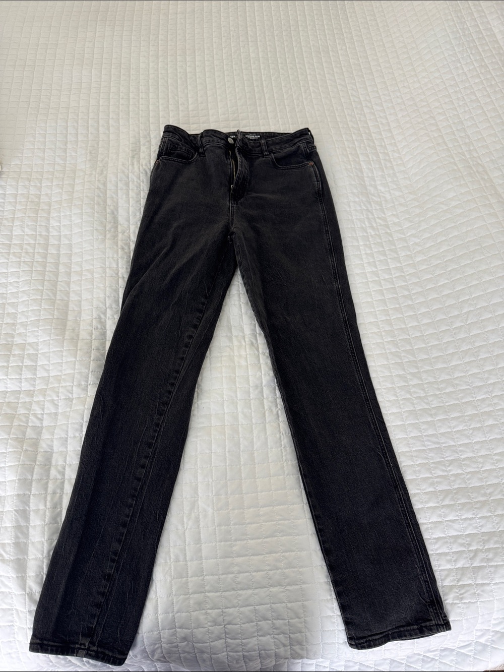 Old Navy Black Straight-Leg Women's Jeans